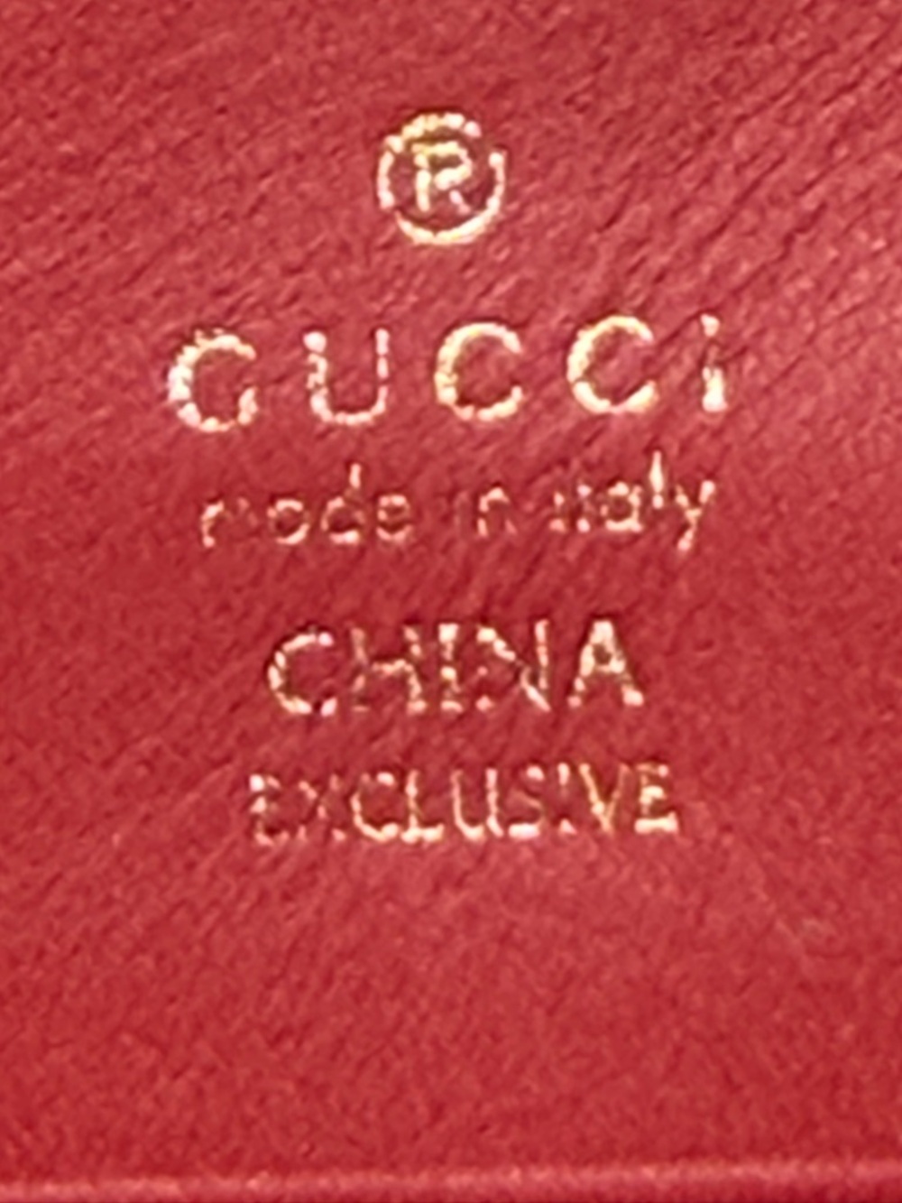 PRE LOVED Auth Gucci GG Supreme Monogram Heart Embroidered Card Case Wallet Red - Picture 4 of 11